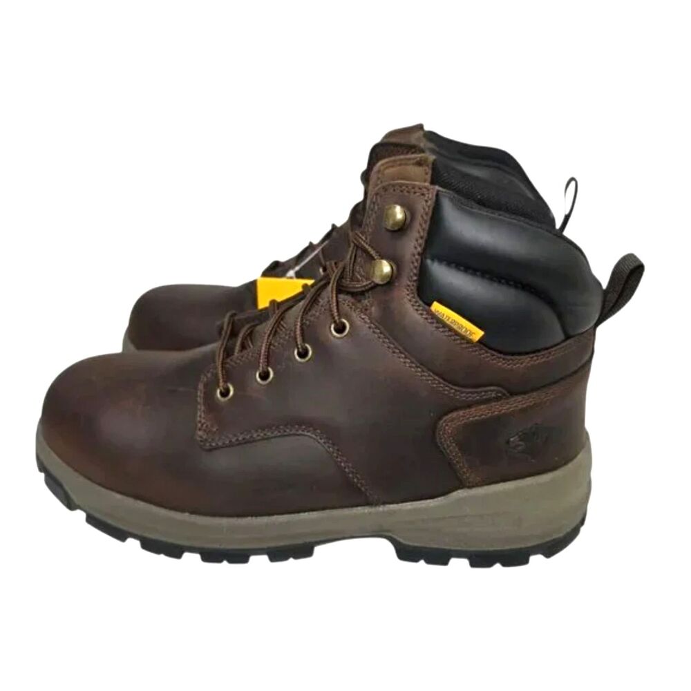 Women's Size: 10 Steel Toe Work Boots . Brown Iselburg . Herman Survivors . New